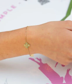 Bracelet Latini (Acier Doré) -Bijoux Fantaisie 57