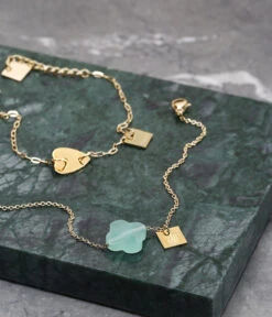 Bracelet Coeur (Acier Doré) -Bijoux Fantaisie Bracelet Clover Bracelet Coeur 2689e216 4ba4 4532 b7b8 646a140b6aba