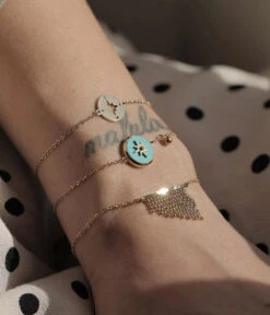 Bracelet Cardinal Points (Acier Doré) -Bijoux Fantaisie Bracelet Pagne Bracelet Sun Bracelet Storm 53584084 cae7 4f68 ad07 df41260deadf