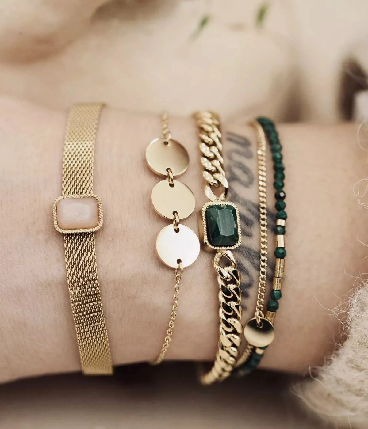 Bracelet Ulysse (Acier Doré) 4 Bracelet Ulysse (Acier Doré) – Image 2