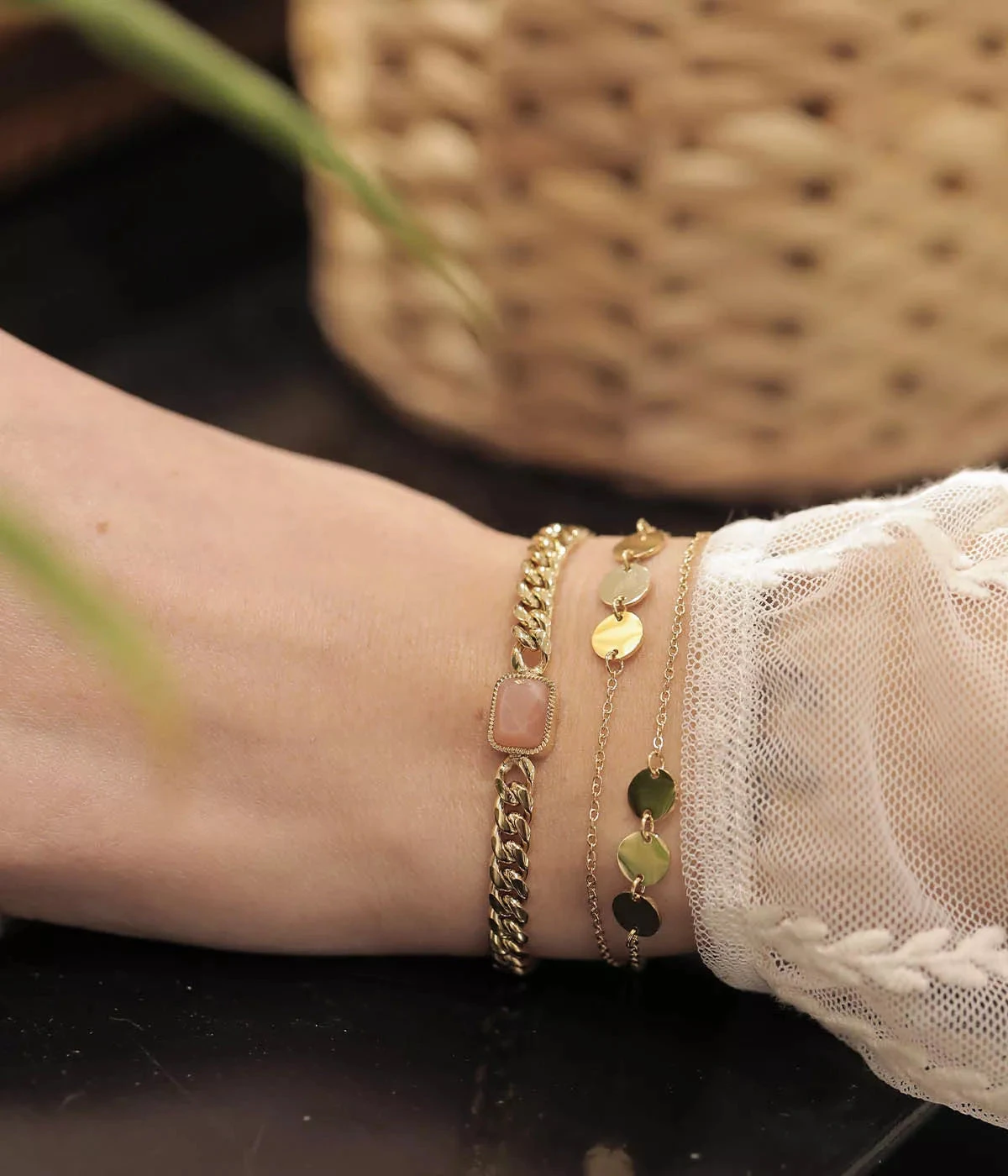 Bracelet Ulysse (Acier Doré) 5 Bracelet Ulysse (Acier Doré) – Image 3