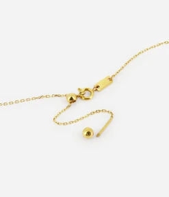 Collier Lettre Personnalisable (Acier Doré) -Bijoux Fantaisie CH base 2 WEB