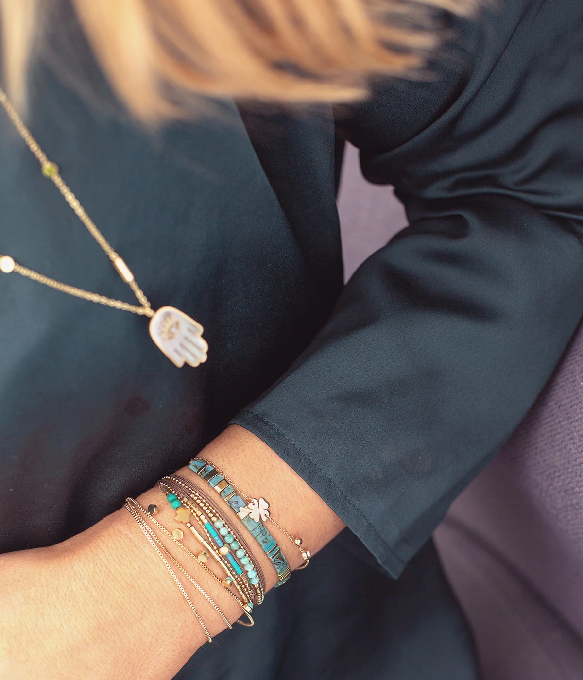 Bracelet Trifoglio (Acier) 4 Bracelet Trifoglio (Acier) – Image 2