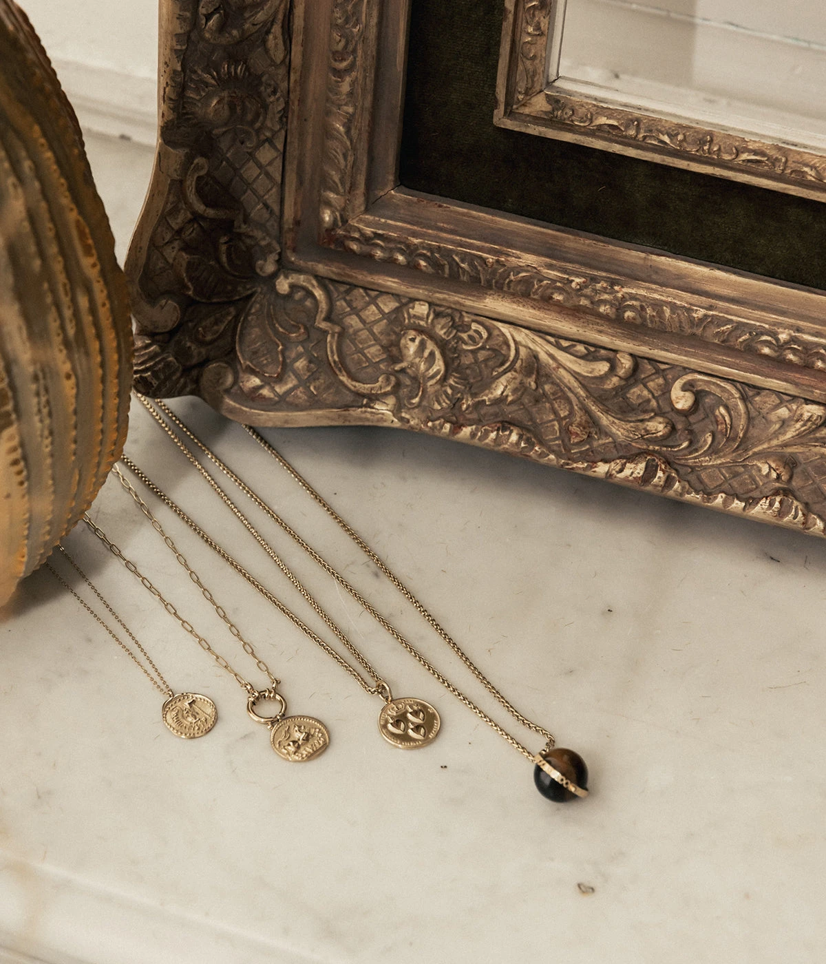 Sautoir Céleste (Acier Doré) 5 Sautoir Céleste (Acier Doré) – Image 3