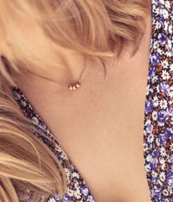 Collier Luwa (Acier Doré) -Bijoux Fantaisie Collier Luwa