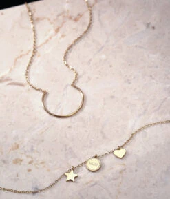 Bracelet Lucky Mum (Acier Doré) -Bijoux Fantaisie Collier Pauline Bracelet Lucky Mum