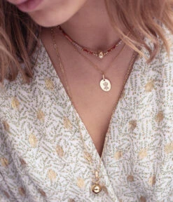 Sautoir Liomy (Acier Doré) -Bijoux Fantaisie Collier Ronna Collier Rune Amour Collier Liomy 5c16e675 b502 47b5 96e4 32282cc384c4