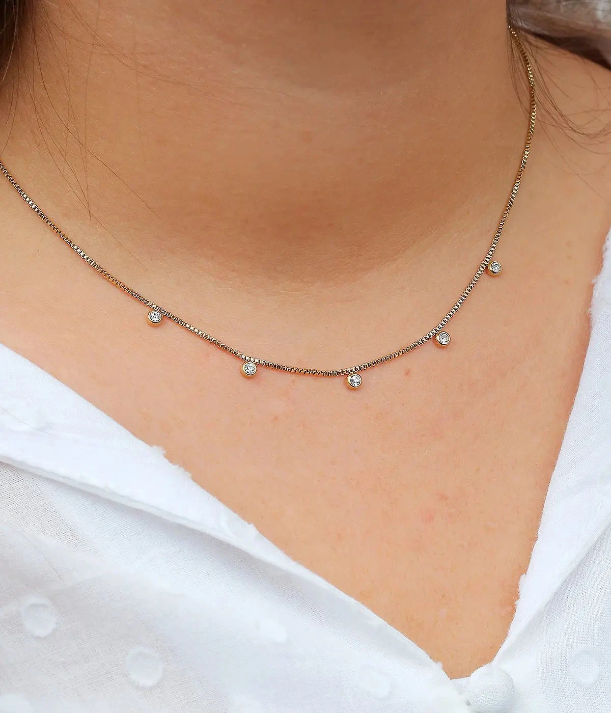 Collier Tiradente (Acier Doré) 5 Collier Tiradente (Acier Doré) – Image 3