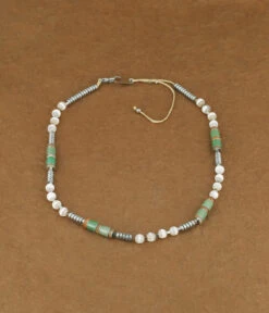 Collier Hugo (Acier) -Bijoux Fantaisie HNS16220 00WHT WEB