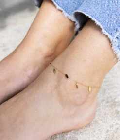 Chaîne De Cheville Flora (Acier) -Bijoux Fantaisie SAS16282 00UNI P2