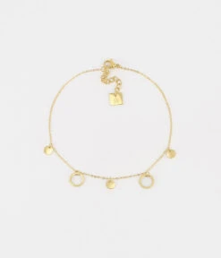 Chaîne De Cheville Halo (Acier Doré)