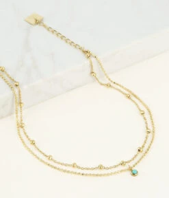 Chaîne De Cheville Manne (Acier Doré)