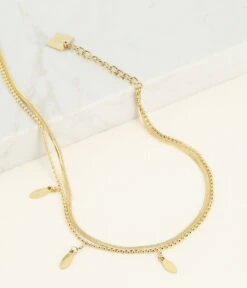 Chaîne De Cheville Symi (Acier Doré)