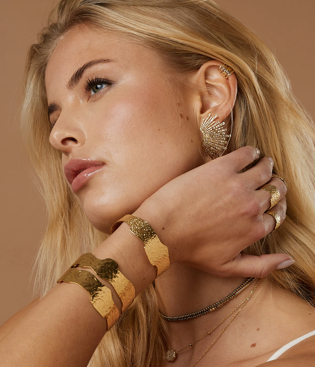 Jonc Ansel (Acier Doré) 4 Jonc Ansel (Acier Doré) – Image 2