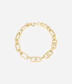 Bracelet Délia (Acier Doré)