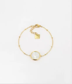 Bracelet Pearly (Acier Doré)