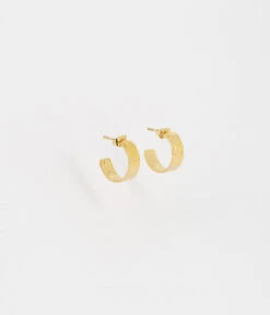 Boucles D'oreilles Juliette (Acier Doré)