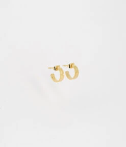 Boucles D'oreilles Zaria (Acier Doré)