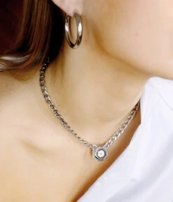 Boucles D'oreilles Angélique (Acier) -Bijoux Fantaisie SEC9231 00UNI P2