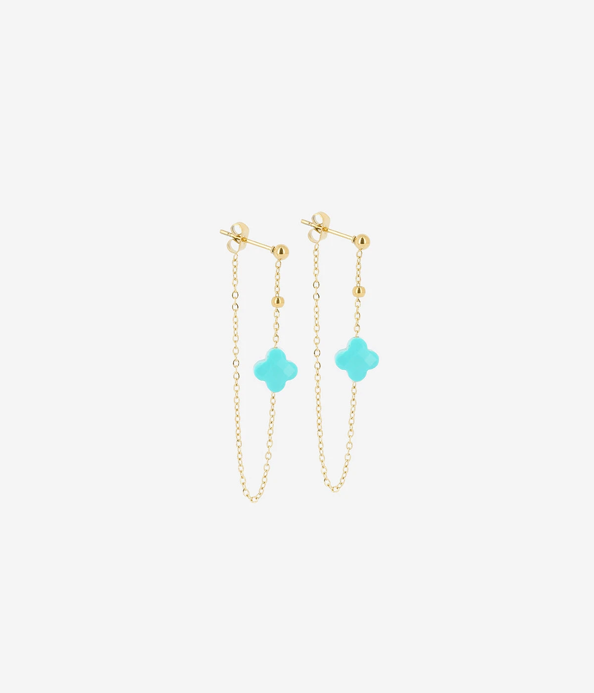 Boucles D'oreilles Velasquez (Acier Doré) 11 Boucles D'oreilles Velasquez (Acier Doré) – Image 9