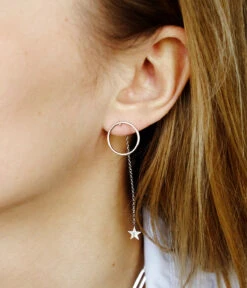 Boucles D'oreilles Starlight (Acier) -Bijoux Fantaisie SEL16368 00UNI P1