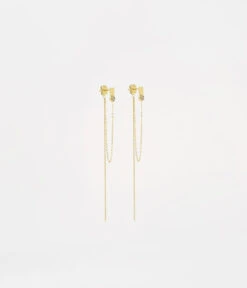 Boucles D'oreilles Siana (Acier Doré)