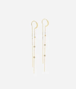 Boucles D'oreilles Bright (Acier Doré)