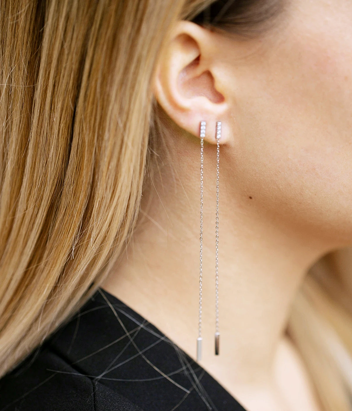 Boucles D'oreilles Prego (Acier) 4 Boucles D'oreilles Prego (Acier) – Image 2