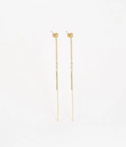 Boucles D'oreilles Nuit (Acier Doré)