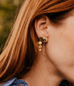 Boucles D'oreilles Circles (Acier) -Bijoux Fantaisie SEL18205 01WHT 005e5975 1723 4315 b303 09ec68d44a7e