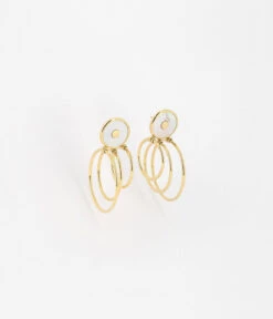 Boucles D'oreilles Sven (Acier Doré) -Bijoux Fantaisie SEL18215 01SEL WEB