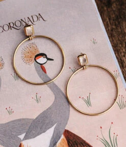 Boucles D'oreilles Omonia (Acier Doré) -Bijoux Fantaisie SEL18336 01SEL NM1