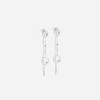 Boucles D'oreilles Garance (Acier) 2 Boucles D'oreilles Garance (Acier) -Bijoux Fantaisie SEL18549 00WHT WEB