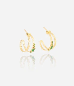 Boucles D'oreilles Cassidy (Acier Doré)