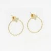 Boucles D'oreilles Jos (Acier Doré) -Bijoux Fantaisie SEM12024 01WHT 1d54defa 8e53 4a9a a875 07e1a0d2bca6