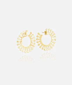 Boucles D'oreilles Andore (Acier Doré)