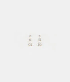 Boucles D'oreilles Zico (Acier Doré) -Bijoux Fantaisie SEP12934 01WHT WEB02