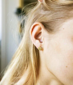 Boucles D'oreilles Zahra (Acier Doré) 5 Boucles D'oreilles Zahra (Acier Doré) -Bijoux Fantaisie SEP19793 01WHT P1