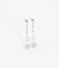 Boucles D'oreilles Ambre (Acier)