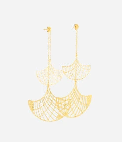 Boucles D'oreilles Idylle (Acier Doré)