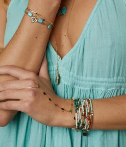 Bijou De Main Sahara (Acier Doré) -Bijoux Fantaisie SMS19766 01GRN P2