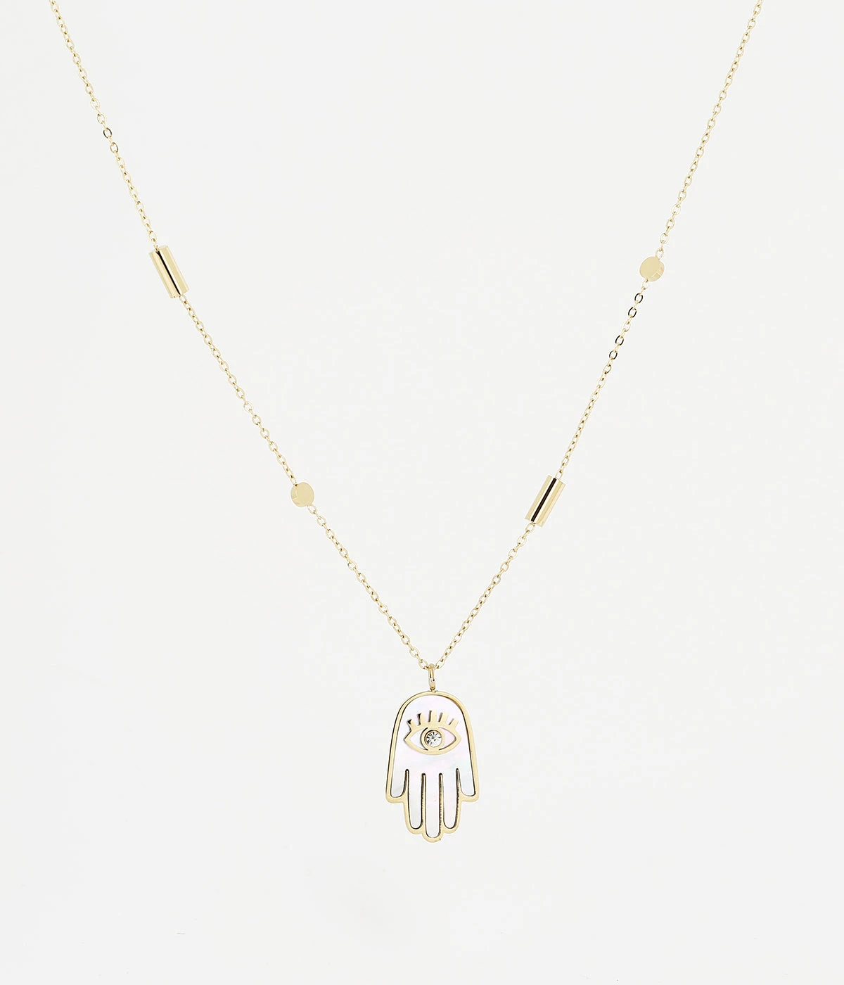 Sautoir Hand (Acier Doré) 3 Sautoir Hand (Acier Doré)