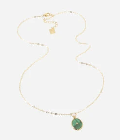 Collier Dakota (Acier Doré) -Bijoux Fantaisie SNL19767 01GRN WEB