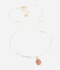 Collier Dakota (Acier Doré) -Bijoux Fantaisie SNL19767 01PNK WEB