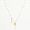 Sautoir Key (Acier Doré) -Bijoux Fantaisie SNL6741 01UNI WEB