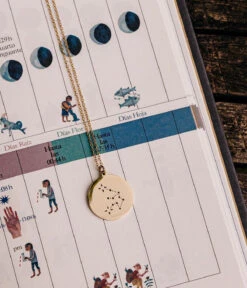 Sautoir Aquarius (Acier Doré) -Bijoux Fantaisie SNM15480 01WHT NM1