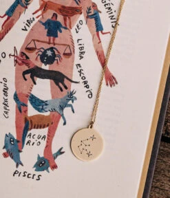 Sautoir Aquarius (Acier Doré) -Bijoux Fantaisie SNM15480 01WHT NM2