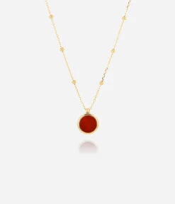 Collier Pearl (Acier Doré) 24 Collier Pearl (Acier Doré) -Bijoux Fantaisie SNM18338 01RED WEB