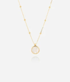 Collier Pearl (Acier Doré) 28 Collier Pearl (Acier Doré) -Bijoux Fantaisie SNM18338 01SEL WEB