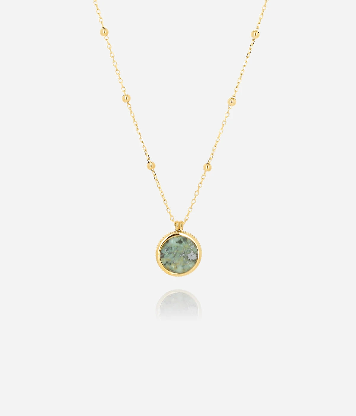 Collier Pearl (Acier Doré) 6 Collier Pearl (Acier Doré) – Image 4